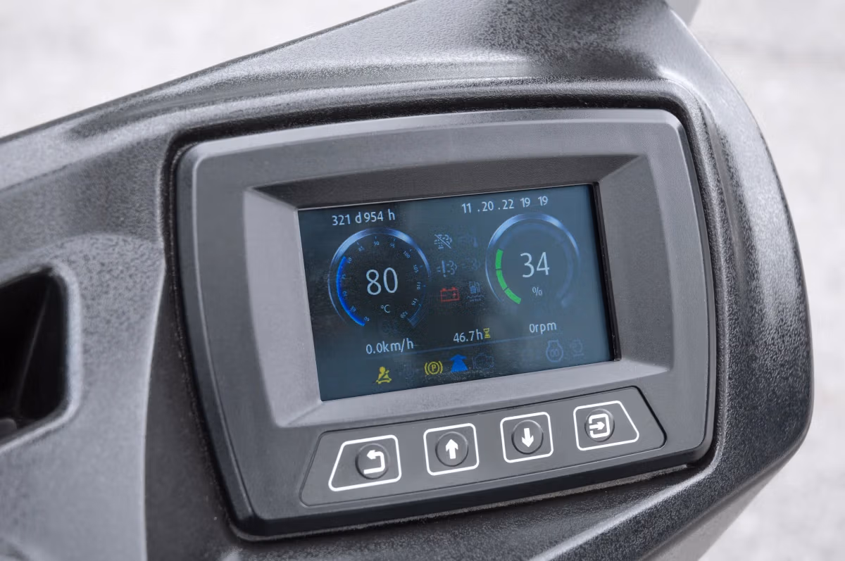 Digitalna kontrolna tabla viljuškara Baoli KBD 25 G1 sa pokazivačem temperature