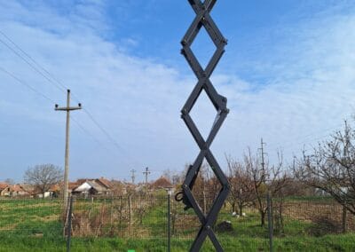 Zelene mobilne povišavačke JOUAIR na otvorenom prostoru
