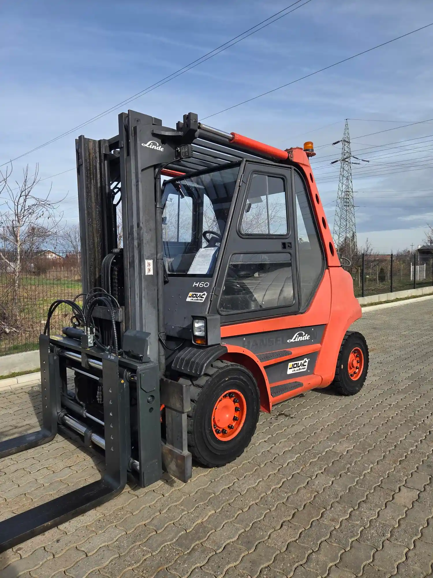 Linde Polovni Servisirani Viljuškar H60t-02 (serija 353) | Jović Viljuškari Polovan Viljuškar Linde H60T 02 serija 353