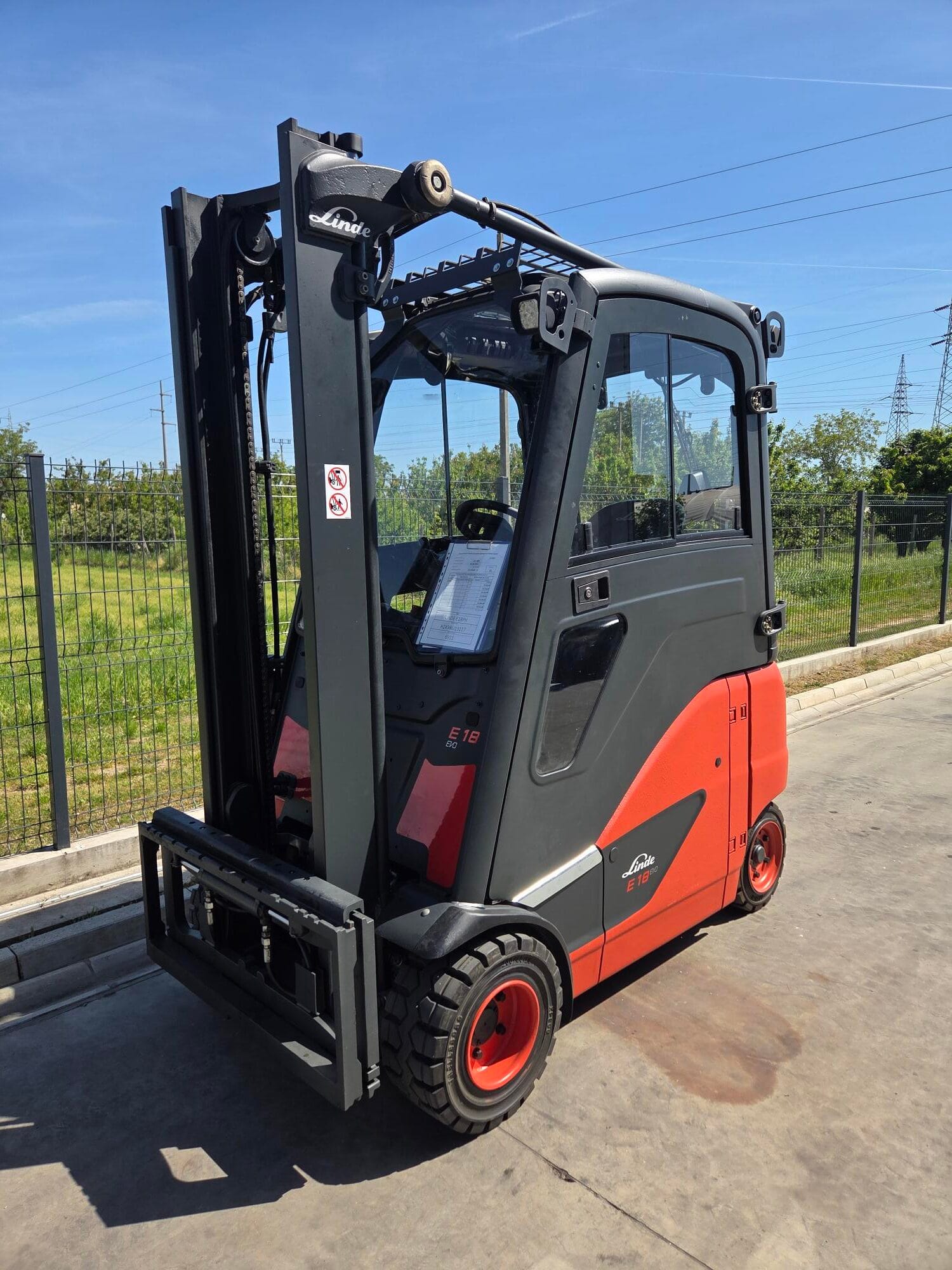 E18ph-102 | Jović Viljuškari Polovni Linde elektro viljuškar E18PH